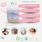 Cera de Palma Vegetal V&G 900g Base para Velas Artesanais e Aromáticas