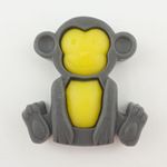 Molde Silicone Macaco Encaixe (P1-100)