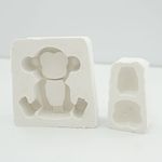 Molde Silicone Macaco Encaixe (P1-100)