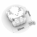 Molde de Silicone Zebrinha Encaixe Lembrancinha