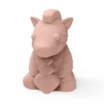 Molde de Silicone Zebra Zebrinha Sentada para Sabonete e Lembrancinhas