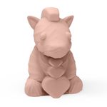Molde de Silicone Zebra Zebrinha Sentada para Sabonete e Lembrancinhas