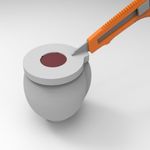 Molde de Silicone Mini Pinha Natal para Sabonetes e Velas Artesanais