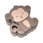 Molde de Silicone Mico Macaquinho Encaixe Lembrancinha