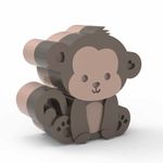 Molde de Silicone Mico Macaquinho Encaixe Lembrancinha