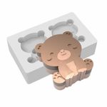 Molde Forma de Silicone Urso Ursinho Animal Encaixe Lembrancinha