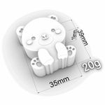 Molde Forma de Silicone Urso Ursinho Animal Encaixe Lembrancinha