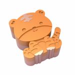 Molde de Silicone Tigre Encaixe Lembrancinha (P1-9)