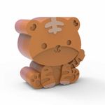 Molde de Silicone Tigre Encaixe Lembrancinha (P1-9)