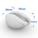 Molde Forma De Silicone Buzio para Sabonete Vela Resina Gesso Cimento Decoração Lembrancinha Artesanal