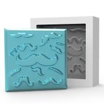Molde Forma de Silicone Barra Diversos Bigodes Feliz Dia dos Pais