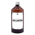 Frasco PET Ambar 1L para Lavanderia com Rótulo em Vinil à Prova d'Água