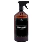 Frasco PET Ambar 1L para Lavanderia com Rótulo em Vinil à Prova d'Água
