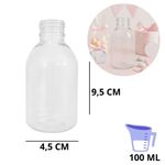 Frasco PET Cristal Cilíndrico 100ml 24/410