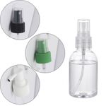 Kit Frasco Pet Cilíndrico 100ml 24/410 Cristal Com Válvula Spray para Agua Perfumada Agua de Lençol Home Spray Aromatizador