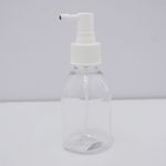 Kit Frasco Pet Cilíndrico 100ml 24/410 Cristal Com Válvula Spray para Agua Perfumada Agua de Lençol Home Spray Aromatizador