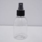 Kit Frasco Pet Cilíndrico 100ml 24/410 Cristal Com Válvula Spray para Agua Perfumada Agua de Lençol Home Spray Aromatizador