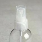 Kit Frasco Pet Cilíndrico 100ml 24/410 Cristal Com Válvula Spray para Agua Perfumada Agua de Lençol Home Spray Aromatizador