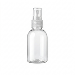 Kit Frasco Pet Cilíndrico 100ml 24/410 Cristal Com Válvula Spray para Agua Perfumada Agua de Lençol Home Spray Aromatizador