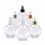 Frasco Pet Saboneteira Bola 300ml 28/410 Com Válvula Spray para Perfume Home Spray Agua Perfumada