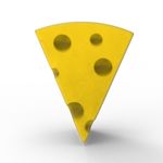 Forma de Silicone Fatia de Queijo Comida Artesanato para Sabonete Resina Gesso Vela Biscuit