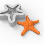 Molde de Silicone Estrela do Mar