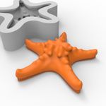 Molde de Silicone Estrela do Mar