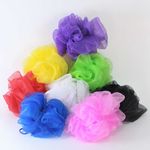 Kit 3 Unidades Esponjas Bucha Para Banho Nylon Fofinha 08cm