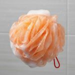 Kit 3 Unidades Esponjas Bucha Para Banho Nylon Fofinha 08cm