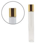 Frasco de Vidro Cristal Rollon Para Perfume 10ml Com Tampa