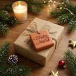 Molde de Silicone Feliz Natal Quadrado para Sabonete Vela Gesso Resina Lembrancinha e Decoração