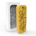 Forma de Silicone Retangular Pingente com Flores Primavera