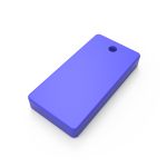Molde de Silicone Pingente Mini Oval / Retangular 4Cav. 