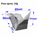 Molde de Silicone Passaro Tsuru Origami para Sabonete Vela Resina Gesso Artesanato Japão Paz Boa Sorte Saúde 