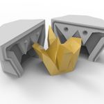 Molde de Silicone Passaro Tsuru Origami para Sabonete Vela Resina Gesso Artesanato Japão Paz Boa Sorte Saúde 