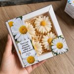 Molde de Silicone Margarida Alta para Sabonete Vela Resina Biscuit Lembrancinha Artesanal