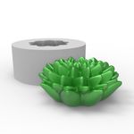 Molde de Silicone Mini Flor de Lotus 3D para Sabonete Vela Resina Biscuit Lembrancinha Artesanal