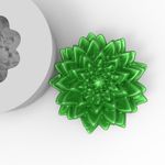 Molde de Silicone Mini Flor de Lotus 3D para Sabonete Vela Resina Biscuit Lembrancinha Artesanal