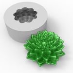 Molde de Silicone Mini Flor de Lotus 3D para Sabonete Vela Resina Biscuit Lembrancinha Artesanal