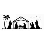 Etiqueta Adesiva Natalina 17,33x6,3cm - Pacote com 5 unidades - Para Potes Plásticos e Copos de Vela Decoração de Natal