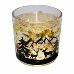 Etiqueta Adesiva Natalina 17,33x6,3cm - Pacote com 5 unidades - Para Potes Plásticos e Copos de Vela Decoração de Natal