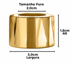 Tampa Luxo com Furo para Difusor de Varetas Aromatizador de Ambiente Rosca (28/410) - Escolha a Cor Desejada