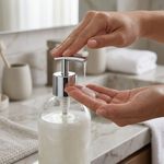 Valvula Pump Super Luxo 28/410 Dispensadora com Saia para Sabonete Liquido Shampoo Condicionador - Varias Cores