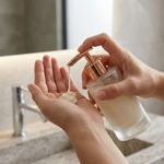 Valvula Pump Super Luxo 28/410 Dispensadora com Saia para Sabonete Liquido Shampoo Condicionador - Varias Cores