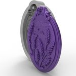 Molde de Silicone Lavanda Provence Pingente