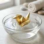 Molde de Silicone Passaro Tsuru Origami para Sabonete Vela Resina Gesso Artesanato Japão Paz Boa Sorte Saúde 