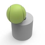 Molde de Silicone Bola de Tênis Para Sabonete Vela Decoração Resina Artesanato
