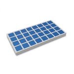 Molde de Silicone 32 Cavidades Quadradinhos 2cm Para Sabonete Resina Gesso Vela Cera Biscuit e Artesanato