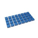 Molde de Silicone 32 Cavidades Quadradinhos 2cm Para Sabonete Resina Gesso Vela Cera Biscuit e Artesanato