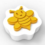 Molde de Silicone Abelhinha para Sabonete Artesanal Gesso Resina Vela Biscuit e Artesanato Decorativo